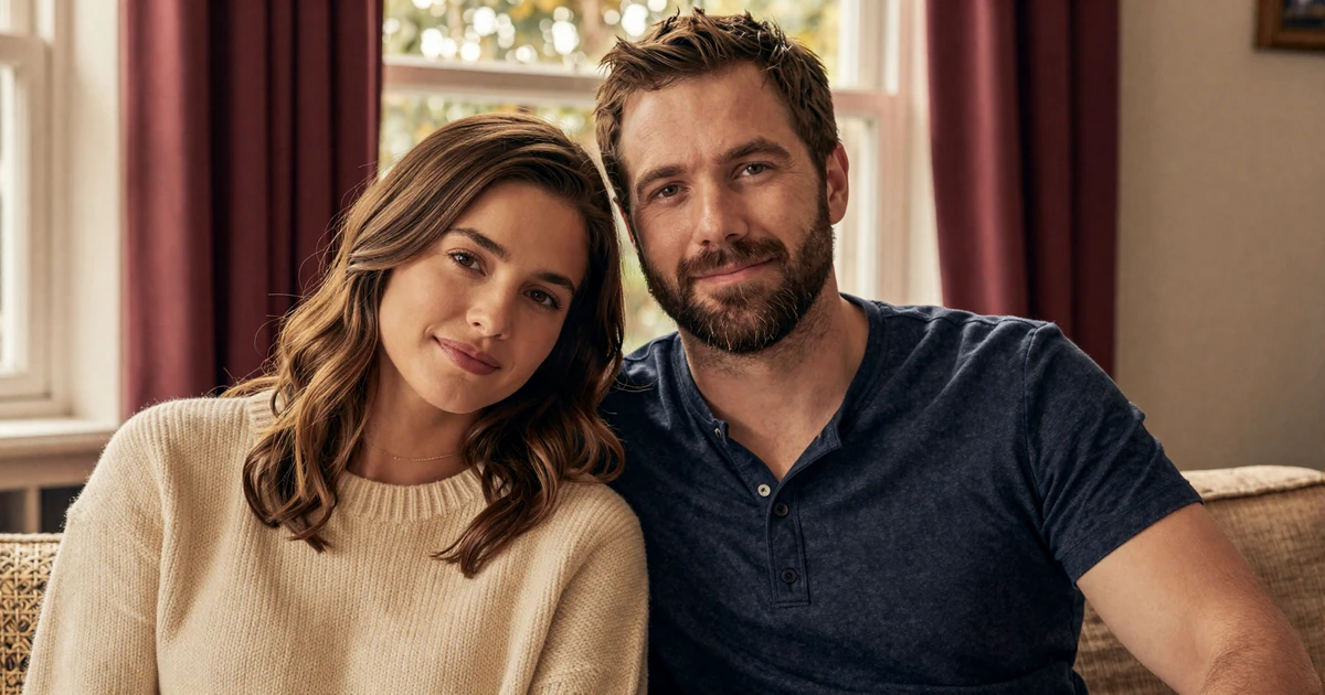 Penny and Jake holding hands at a Brooklyn coffee shop - real micropenis dating success story couple
